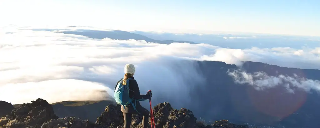 Mer de nuages au Piton des neiges 