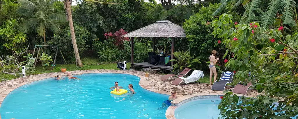 Chambre d'hôte à Sainte Rose  en famille