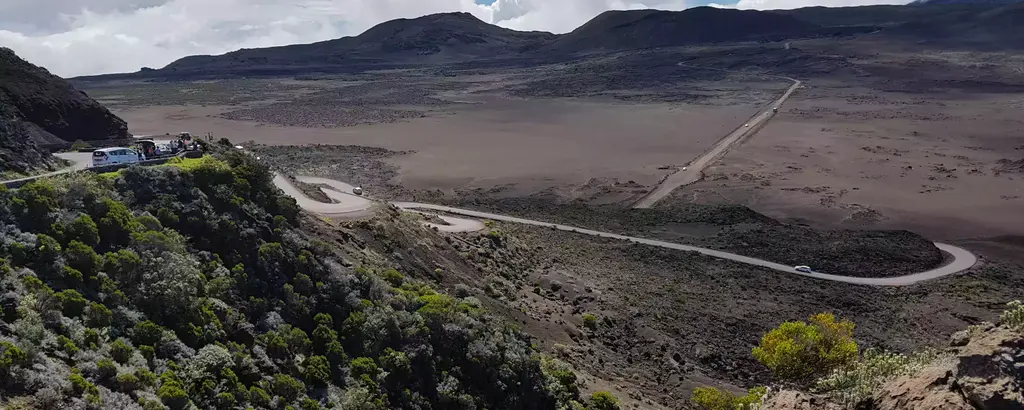 La route du volcan du Piton de la Fournaise