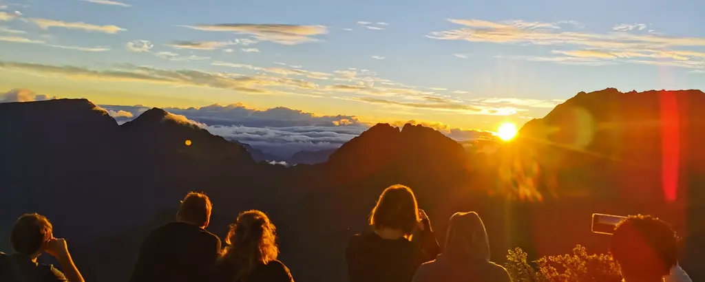 La vue du cirque de Mafate depuis le Piton Maïdo