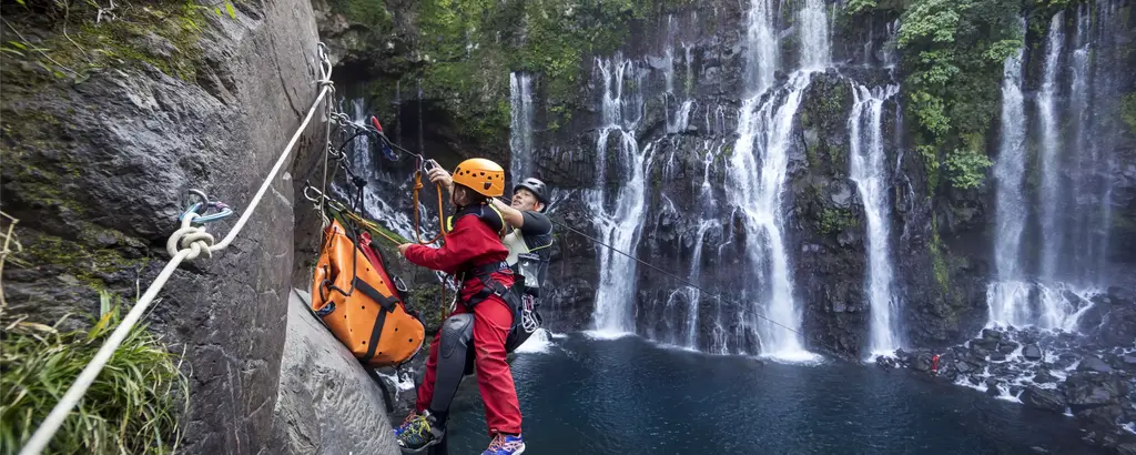 Canyoning à la Cascade Langevin 