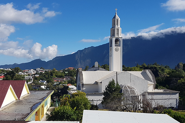 Eglise du village de Cilaos 